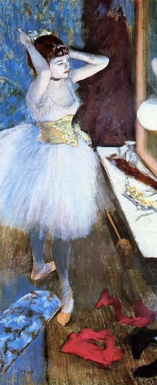 Edgar Degas Dancer in Her Dressing Room I